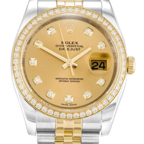 Rolex Datejust 36mm Champagne Dial 116243 Super Clone